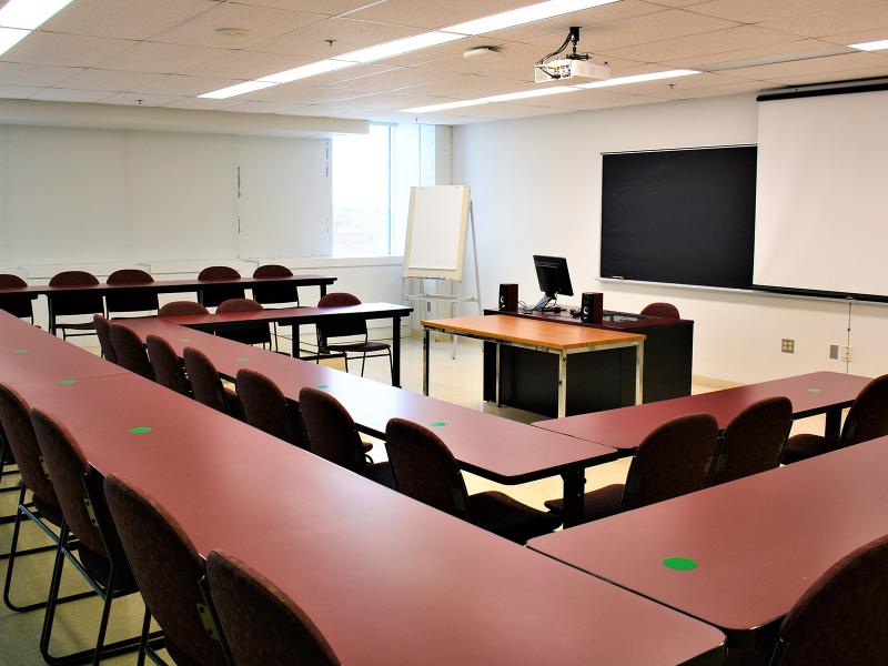 Salle de cours au campus de Montréal