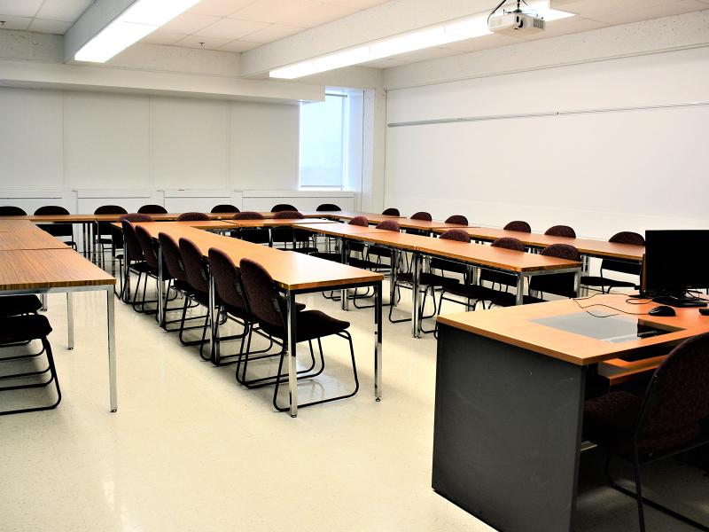 Salle de cours au campus de Montréal