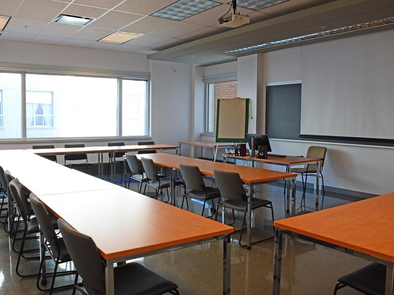 Salle de cours au campus de Québec