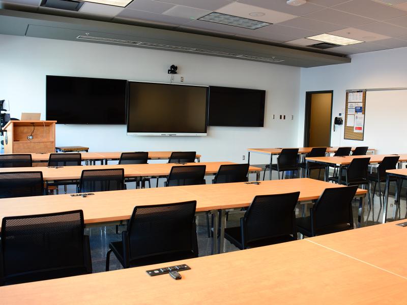 Salle de cours au campus de Québec