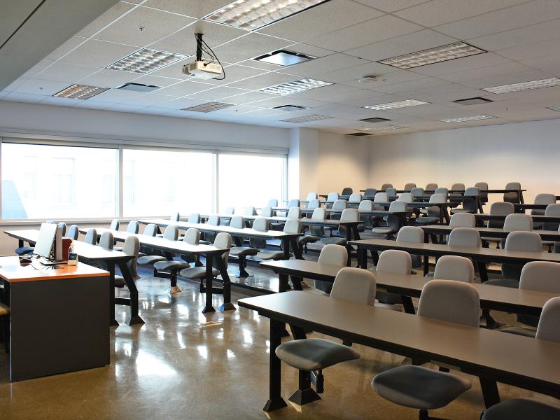 Salle à gradins au campus de Québec