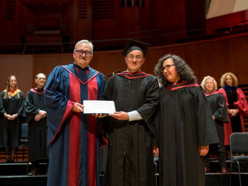 Hugo Cyr, Mourad Ouadi et Nassera Touati