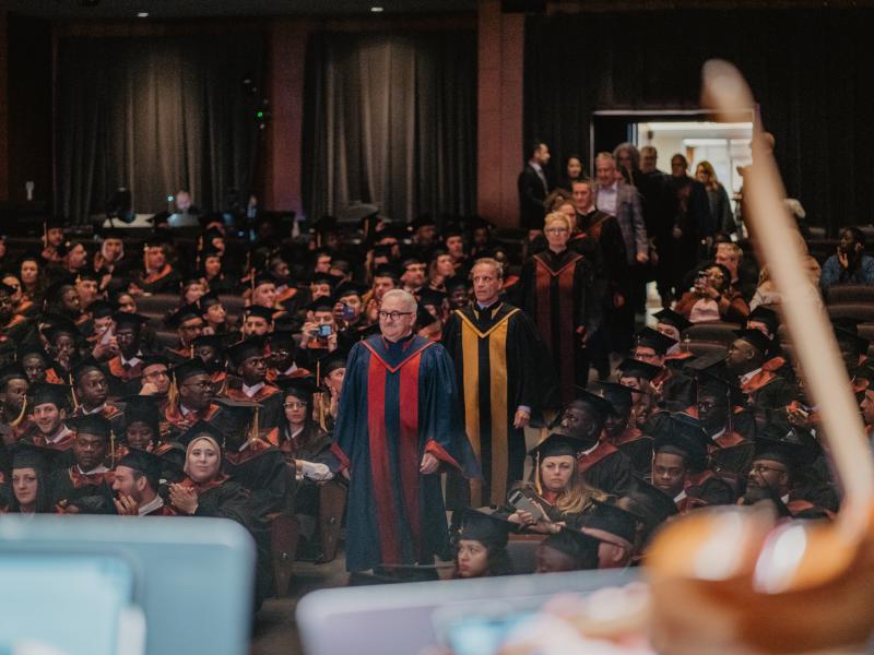 L'entrée du cortège d'honneur