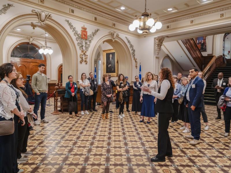 Visite de l'Assemblée nationale