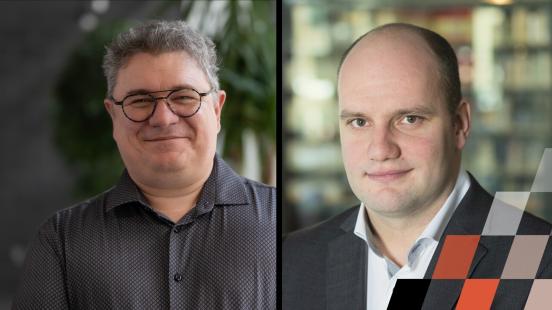 Jean-François Savard et David Talbot, professeurs titulaires