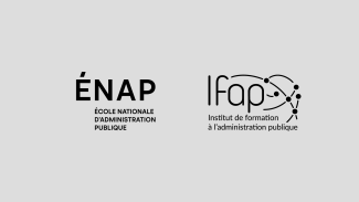 Logo de l’École nationale d’administration publique (ENAP) et l’Institut de formation à l’administration publique (IFAP)