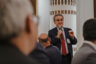 Bachir Mazouz à la soirée d'ouverture du Symposium 2026