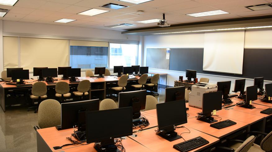 Laboratoire informatique au campus de Québec