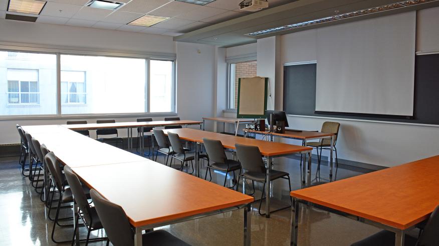 Salle de cours au campus de Québec