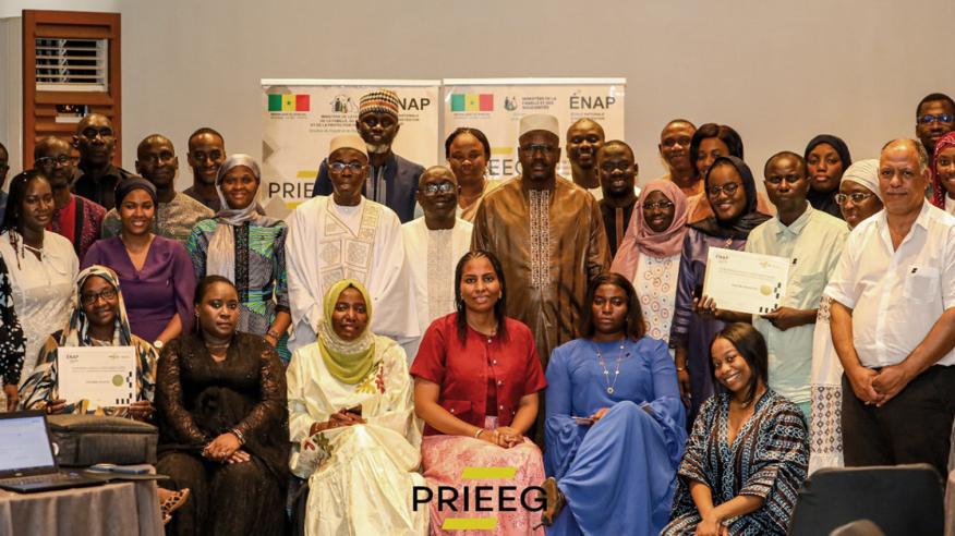 Des participantes et participants lors de la clôture de la Certification universitaire en performance publique avec nos cinq ministères clés. 