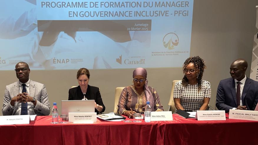 Activité de jumelage entre personnes mentores et mentorées dans le cadre du Programme de formation en gouvernance inclusive (PFGI)