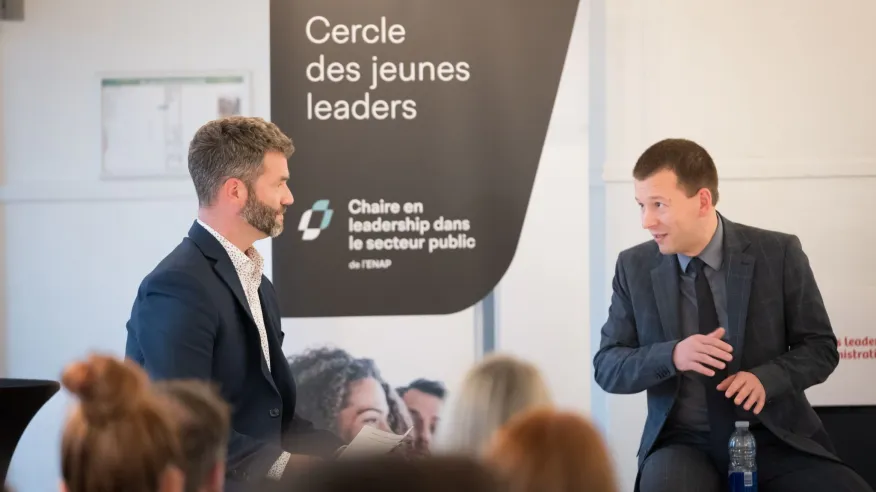 Discussion au Cercle des jeunes leaders